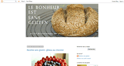 Desktop Screenshot of bonheursansgluten.blogspot.com