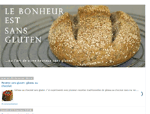 Tablet Screenshot of bonheursansgluten.blogspot.com