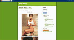 Desktop Screenshot of halleberryblogezn.blogspot.com