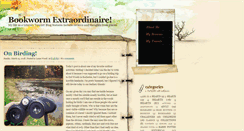 Desktop Screenshot of bookwormextraordinaire.blogspot.com