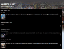 Tablet Screenshot of dancingology.blogspot.com