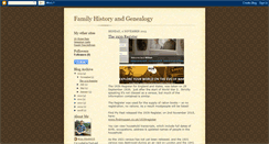 Desktop Screenshot of findyourpast.blogspot.com