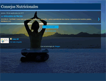 Tablet Screenshot of concejosnutricionales.blogspot.com