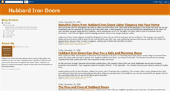 Desktop Screenshot of hubbardirondoors.blogspot.com