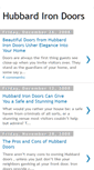 Mobile Screenshot of hubbardirondoors.blogspot.com