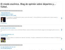 Tablet Screenshot of elmiedoescenico.blogspot.com