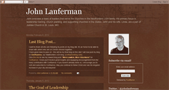 Desktop Screenshot of johnlanferman.blogspot.com