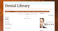 Desktop Screenshot of dentallib.blogspot.com