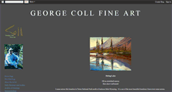 Desktop Screenshot of georgecollfineart.blogspot.com