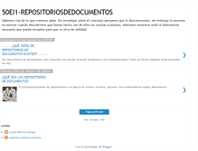 Tablet Screenshot of 50ei1-repositoriosdedocumentos.blogspot.com