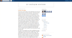 Desktop Screenshot of evdegisim.blogspot.com