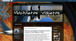 Desktop Screenshot of mochilerosviajeros.blogspot.com