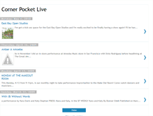 Tablet Screenshot of inthecornerpocket.blogspot.com