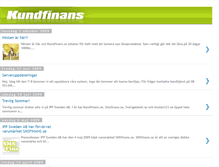 Tablet Screenshot of kundfinans.blogspot.com