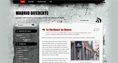 Desktop Screenshot of madriddiferente.blogspot.com