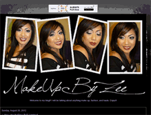 Tablet Screenshot of makeupbyzee.blogspot.com