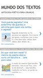 Mobile Screenshot of mundo-dos-textos.blogspot.com