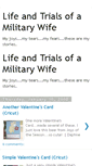 Mobile Screenshot of amilitarywife.blogspot.com