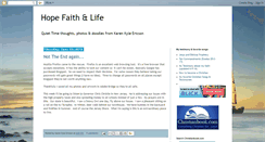 Desktop Screenshot of hopefaithlife.blogspot.com