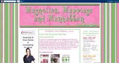 Desktop Screenshot of magnoliasmarriageandmanhattan.blogspot.com