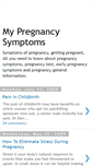 Mobile Screenshot of mypregnancysymptoms.blogspot.com