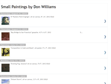 Tablet Screenshot of donwilliamssmallpaintings.blogspot.com