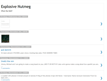 Tablet Screenshot of explosive-nutmeg.blogspot.com