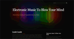 Desktop Screenshot of electronicmusictoblowyourmind.blogspot.com