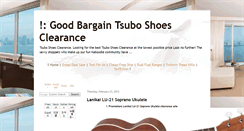 Desktop Screenshot of goodbargaintsuboshoesclearance.blogspot.com