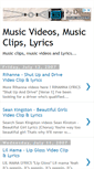 Mobile Screenshot of music-clips-lyrics.blogspot.com