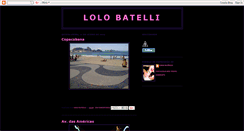 Desktop Screenshot of lolobatelli.blogspot.com