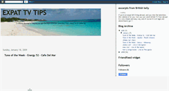 Desktop Screenshot of expat-tv-tips.blogspot.com