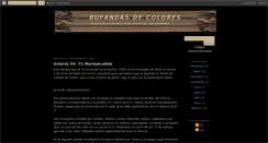 Desktop Screenshot of bufandasdecolores.blogspot.com