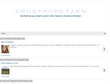 Tablet Screenshot of crossroadfarm.blogspot.com