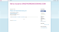 Desktop Screenshot of crazykoreancooking.blogspot.com