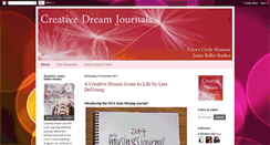 Desktop Screenshot of creativedreamjournals.blogspot.com