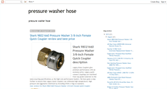 Desktop Screenshot of pressurewasherhoses.blogspot.com