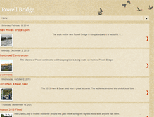 Tablet Screenshot of powellbridge.blogspot.com