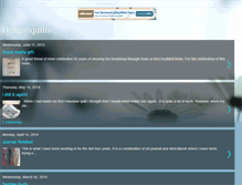 Tablet Screenshot of dragonquilts.blogspot.com