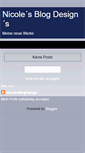 Mobile Screenshot of nicolesblogdesign.blogspot.com