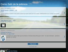 Tablet Screenshot of escapardelapobreza.blogspot.com