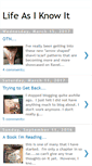 Mobile Screenshot of linda-lifeasiknowit.blogspot.com