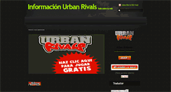 Desktop Screenshot of informacion-urban-rivals.blogspot.com