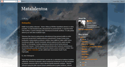 Desktop Screenshot of matalalentoa.blogspot.com