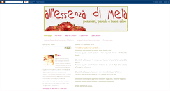 Desktop Screenshot of allessenzadimela.blogspot.com
