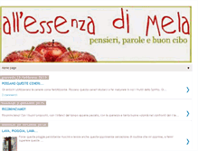 Tablet Screenshot of allessenzadimela.blogspot.com