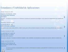 Tablet Screenshot of estandaresyusabilidad.blogspot.com