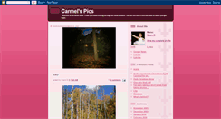 Desktop Screenshot of carmelspics.blogspot.com