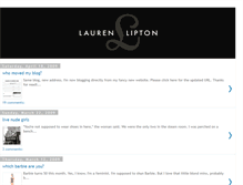 Tablet Screenshot of laurenlipton.blogspot.com