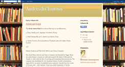 Desktop Screenshot of andreadisioannis.blogspot.com
